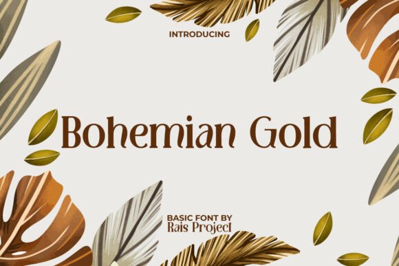 Bohemian Gold Font - Featured Image