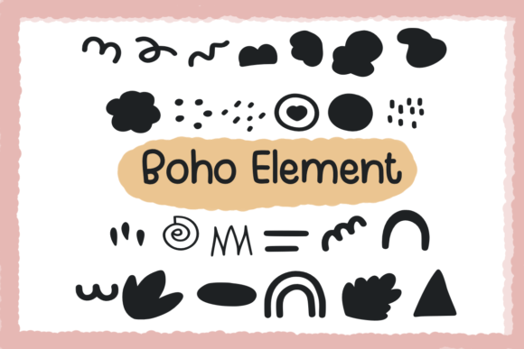 Boho Element Font - Featured Image