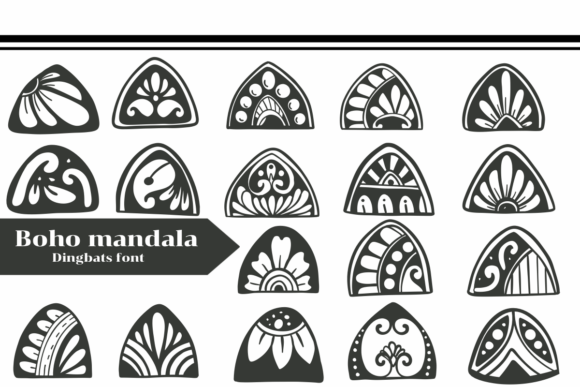 Boho Mandala Font - Featured Image