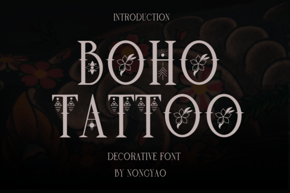 Boho Tattoo Font - Featured Image