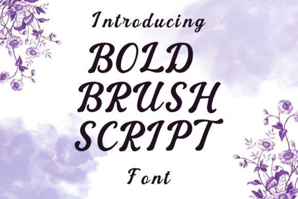 Bold Brush Script Font - Featured Image