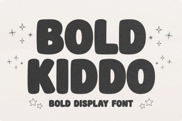 Bold Kiddo Font - Featured Image