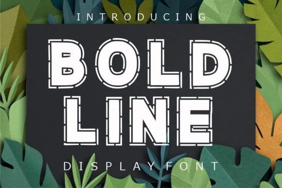 Bold Line Font - Featured Image