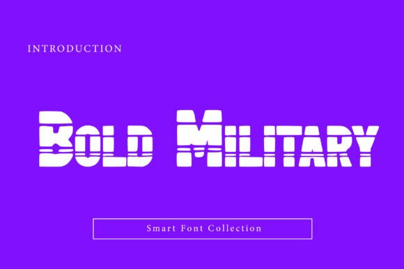 Bold Military Font - Featured Image