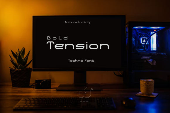 Bold Tension Font - Featured Image