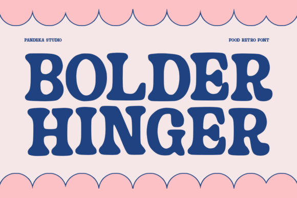 Bolder Hinger Font - Featured Image