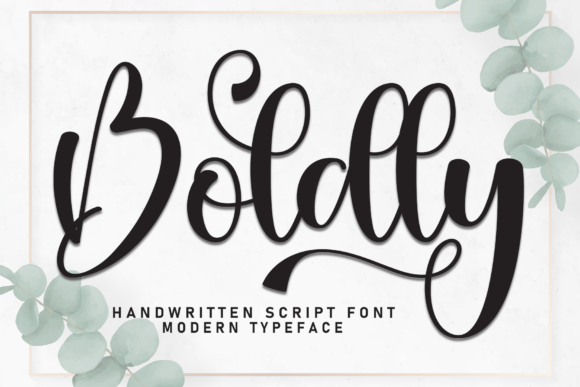 Boldly Font - Featured Image
