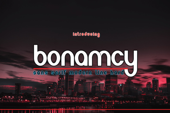 Bonamcy Font - Featured Image