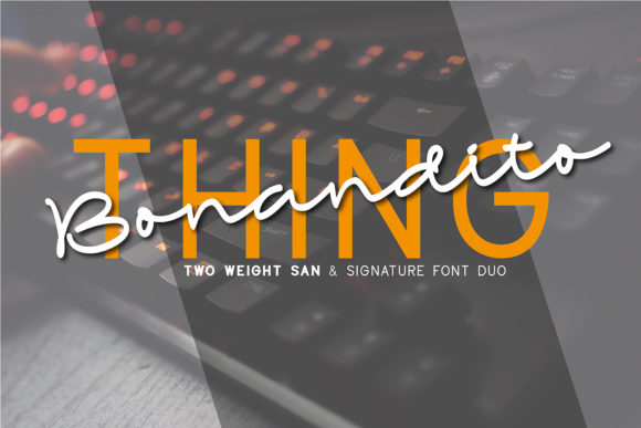 Bonandito Thing Duo Font - Featured Image