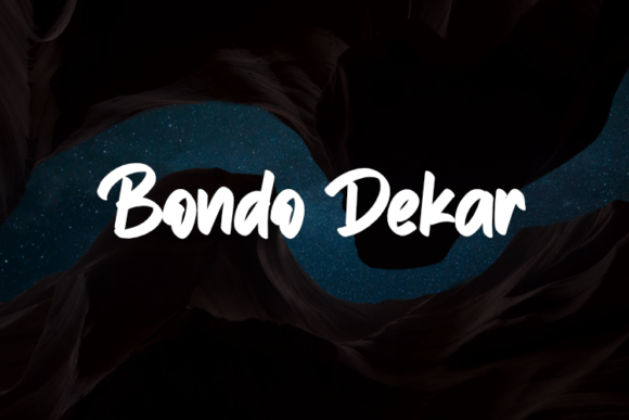 Bondo Dekar Font - Featured Image