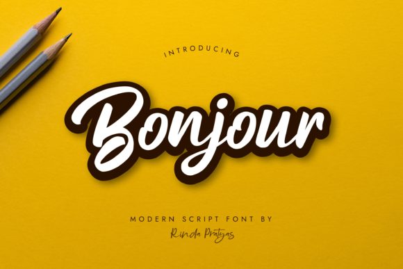 Bonjour Font - Featured Image