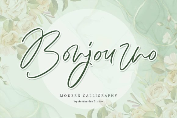 Bonjourno Font - Featured Image