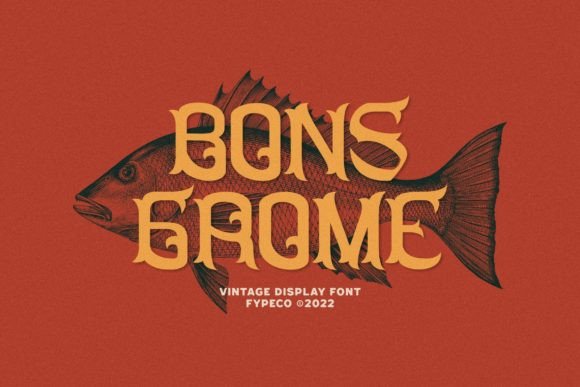 Bons Grome Font - Featured Image