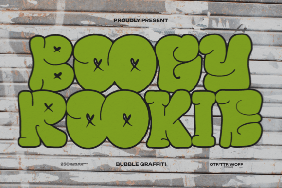 Boogy Rookie Font - Featured Image