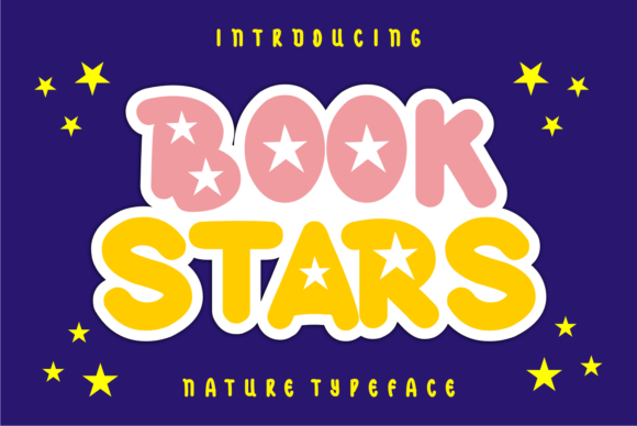 Book Stars Font - Featured Image