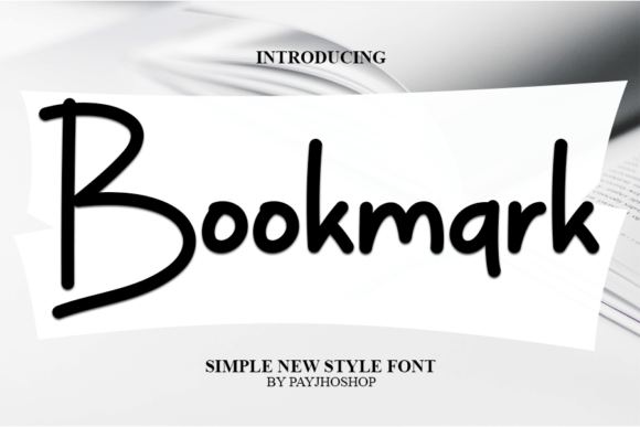 Bookmark Font - Featured Image