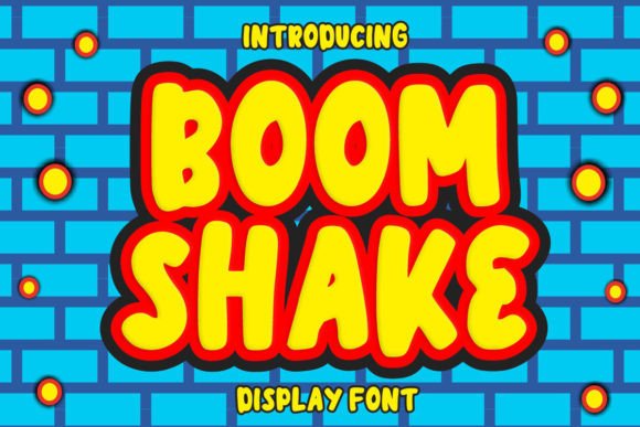 Boom Shake Font - Featured Image