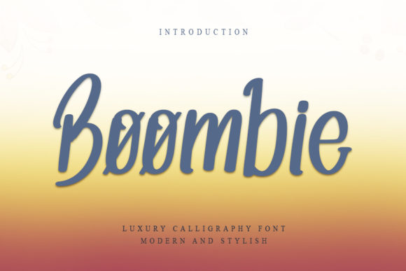 Boombie Font - Featured Image