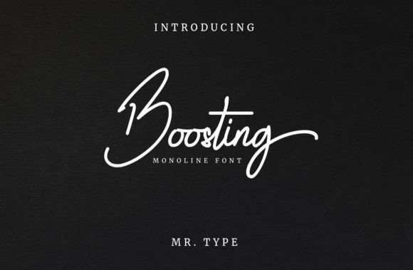 Boosting Font - Featured Image