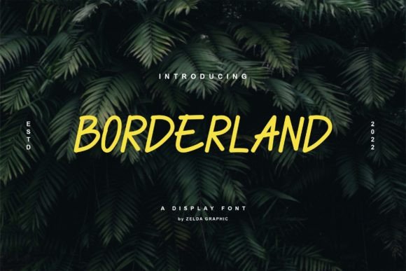 Borderland Font - Featured Image