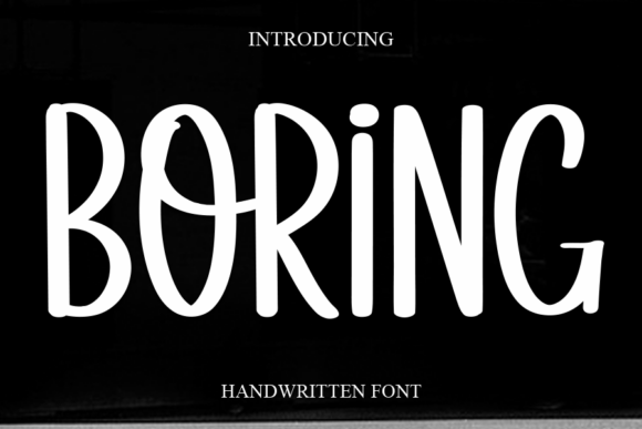 Boring Font - Featured Image