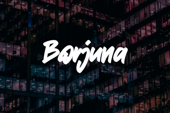 Borjuna Font - Featured Image