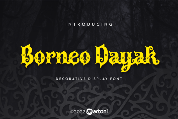 Borneo Dayak Font - Featured Image