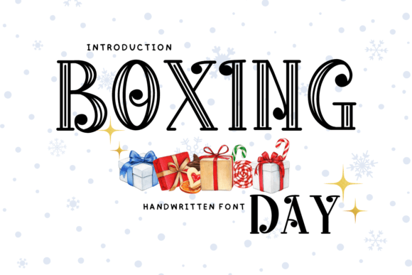 Boxing Day Font - Featured Image