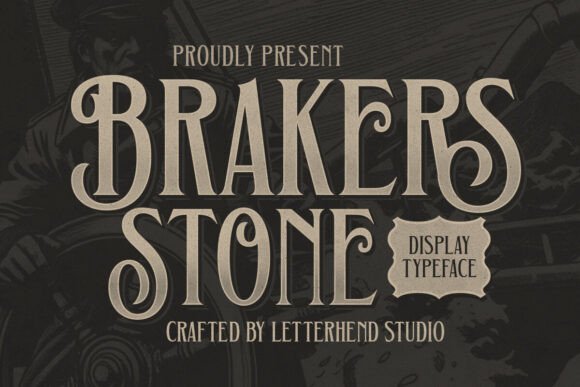 Brakers Stone Font - Featured Image