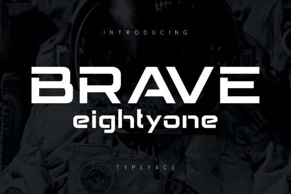 Brave Eighty One Font - Featured Image