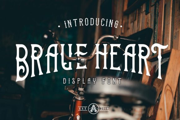 Brave Heart Font - Featured Image