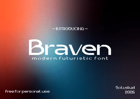 Braven Font - Featured Image