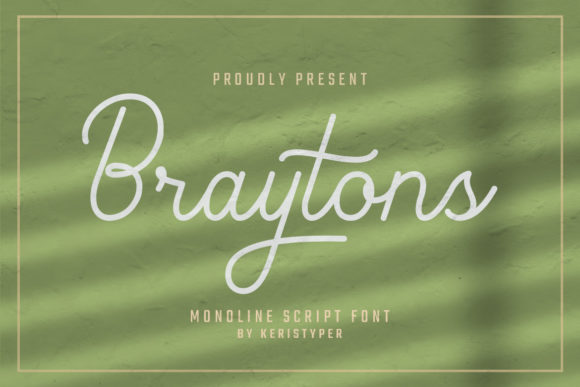 Braytons Font - Featured Image
