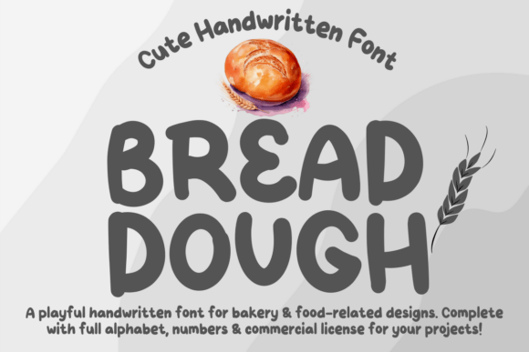Bread Dough Font - Featured Image