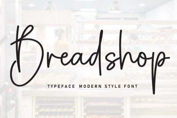 Breadshop Font - Featured Image