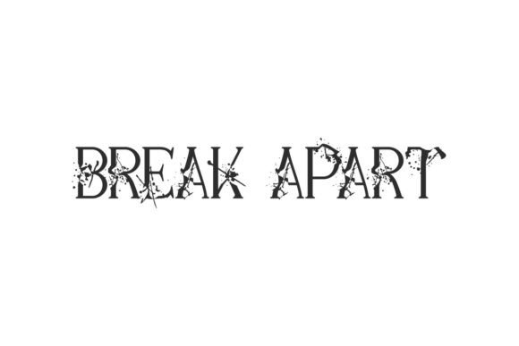 Break Apart Font - Featured Image