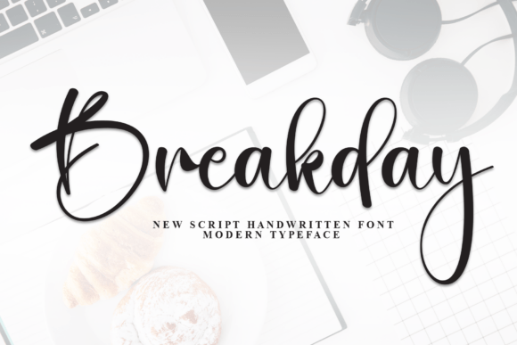 Breakday Font - Featured Image