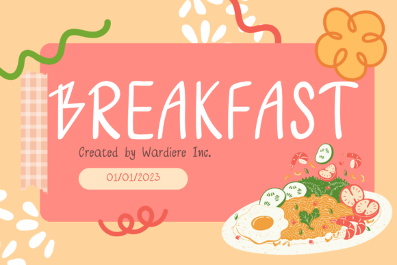 Breakfast Font - Featured Image