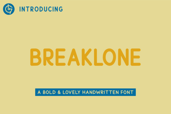 Breaklone Font - Featured Image