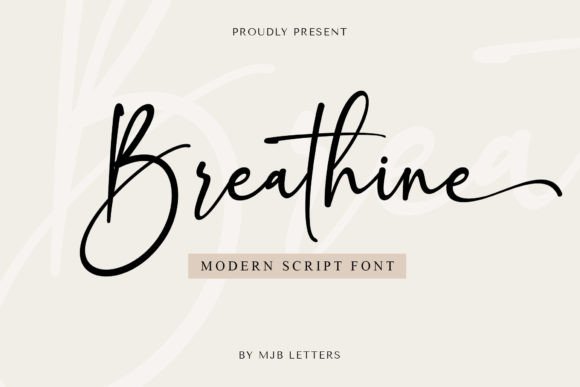 Breathine Font - Featured Image