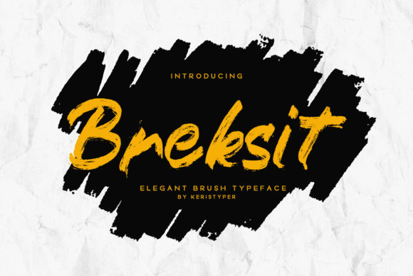 Breksit Font - Featured Image