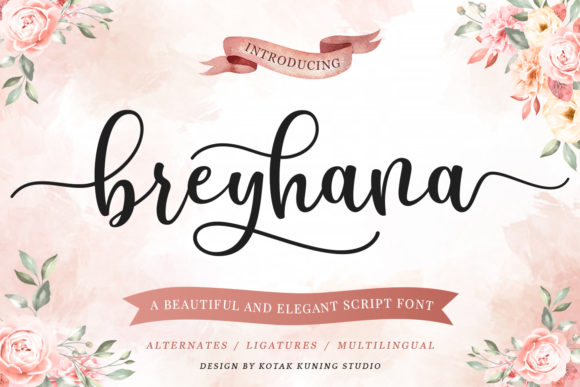Breyhana Font - Featured Image