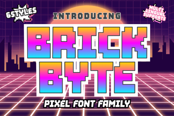 Brick Byte Font - Featured Image