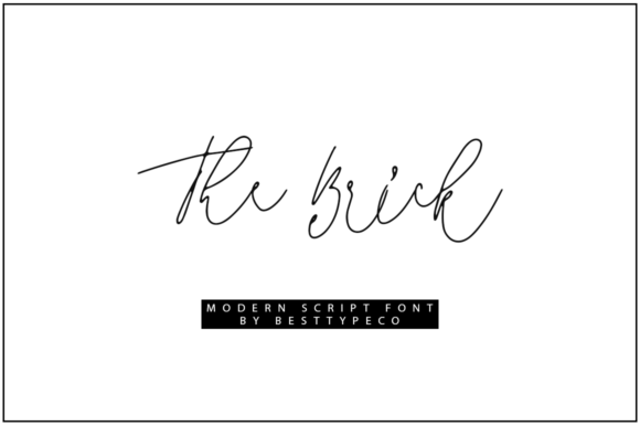 Brick Font - Featured Image