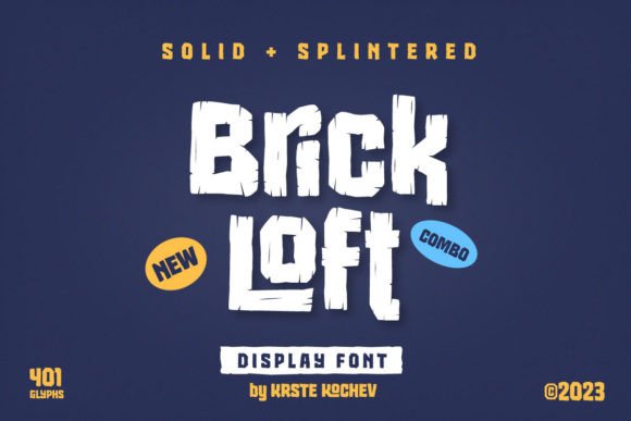 Brick Loft Font - Featured Image