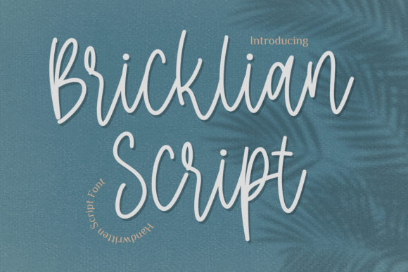 Bricklian Script Font - Featured Image