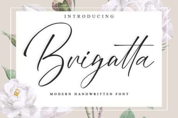 Brigatta Font - Featured Image