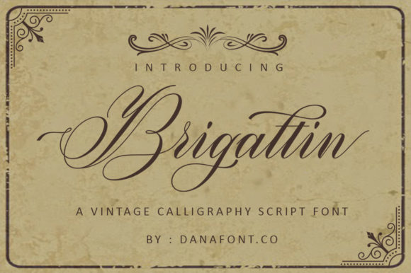 Brigattin Font - Featured Image