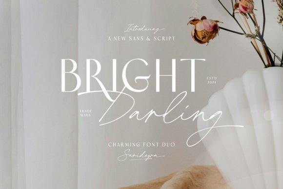Bright Darling Duo Font - Featured Image