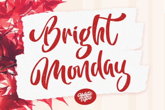 Bright Monday Font - Featured Image